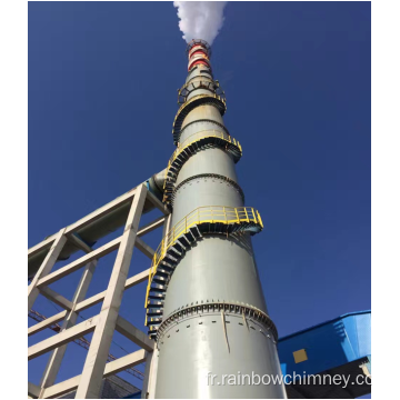 Chimney autonome de la connexion des bride